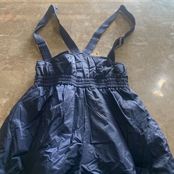 - Head Vintage Skiwear Zip Front Pants with suspenders Navy Size 12 O730 - Picture 8 of 16